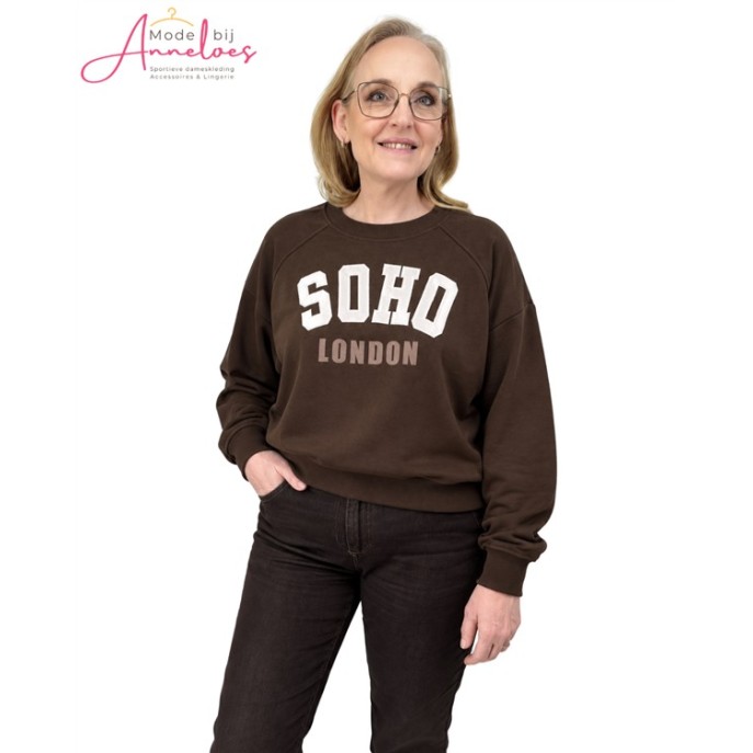 Enjoy Sweater SOHO London 156555.851 – Donkerbruin Enjoy Sweater SOHO London 156555.851 – Donkerbruin